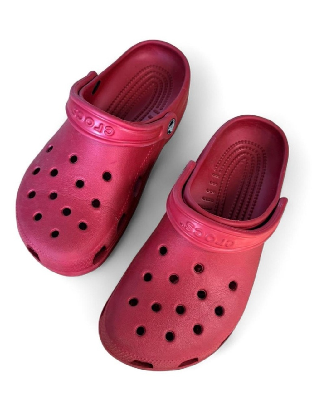 Crocs Classic Solid Clogs Red Women’s Sz 9